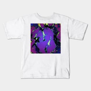 Soft blue shatter Kids T-Shirt